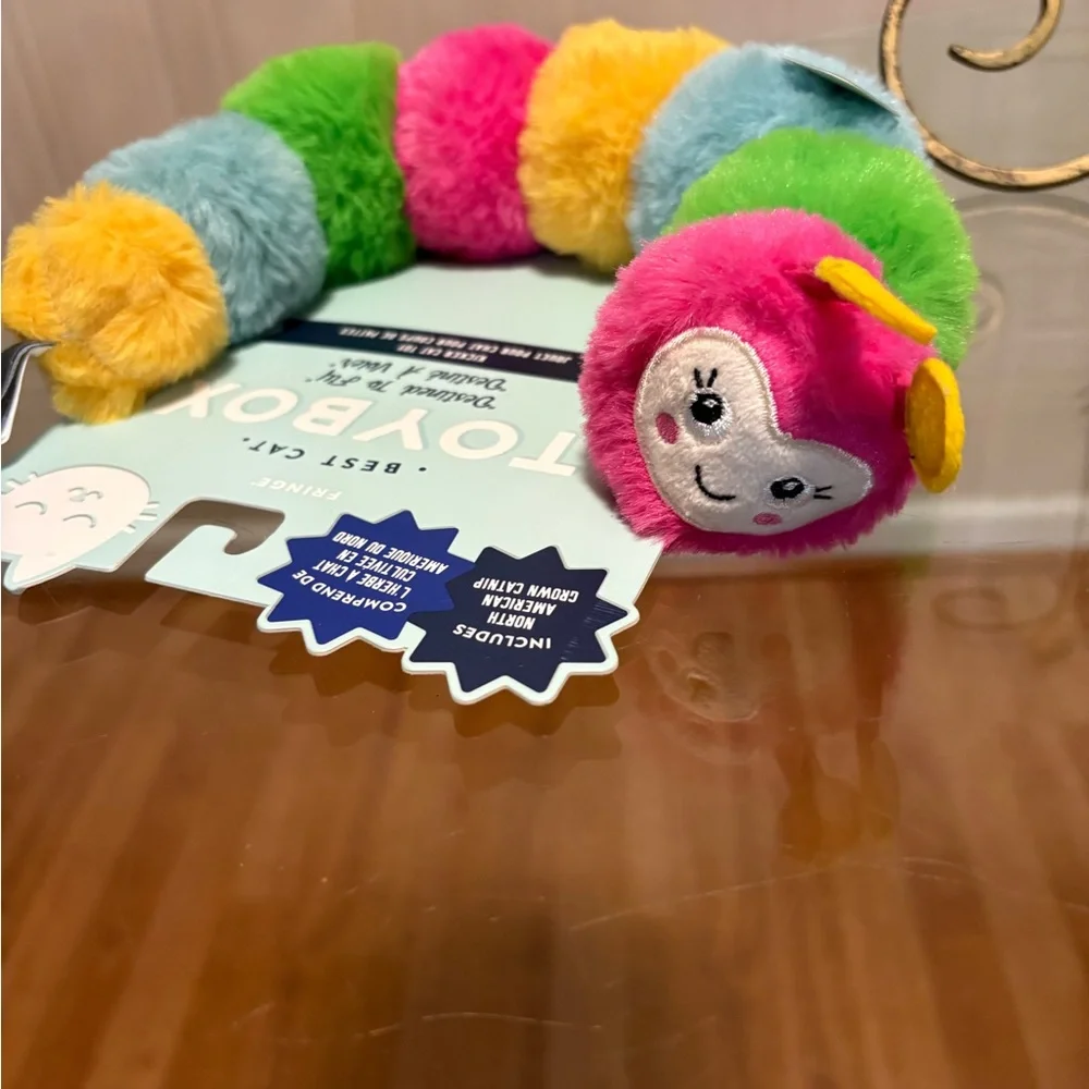 Fringe Best Cat Toy Outta The Park   Pet Toy Clinker & Squeaker 10”